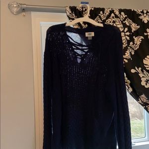 Navy blue sweater